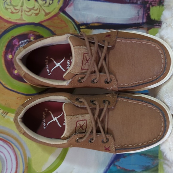 TWISTED X Kids Tan kick on shoes - Picture 4 of 9